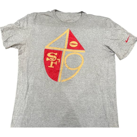 Vintage Tees - Nike NFL San Francisco 49ers Rewind Logo Graphic Tee*SZ L - Picture 1 of 5